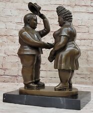 Figuras abstractas contemporáneas de bronce ""Botero"" escultura estatuilla art deco segunda mano  Embacar hacia Argentina