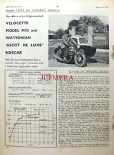 Velocette mss 499cc for sale  SIDCUP