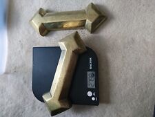 Pair heavy brass for sale  YARM