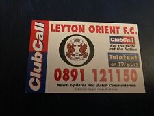 Leyton orient club for sale  YORK