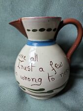 Torquay jug motto for sale  FROME