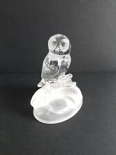 Crystal glass owl for sale  Shipping to Ireland