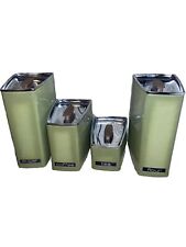 Vtg green canister for sale  Auburn