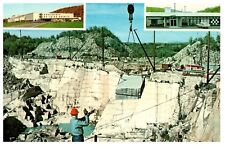 POSTCARD Rock of Ages Granite Quarry - Barre, VT; Crane; Granite Slab Free Ship! for sale  Shipping to South Africa