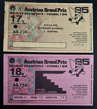 Usado, 🇦🇹Niki Lauda Final Home Race/Prost Win - 1985 Austrian F1 Grand Prix Passes comprar usado  Enviando para Brazil