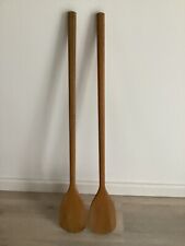 Pair wooden oars for sale  WESTON-SUPER-MARE