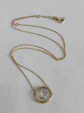 9ct 9K Gold APART Diamond Heart Necklace, used for sale  Shipping to South Africa