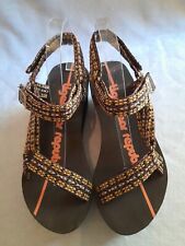 Tigerbear Republic Brown Jelly Kitty Platform Wedge Sandals Size 6 / 39 for sale  Shipping to South Africa