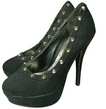 Black suede studded for sale  LEICESTER