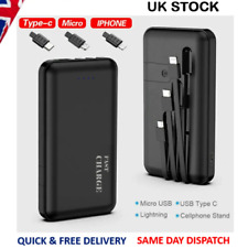 Power Bank 20000mAh carregador rápido pacote USB bateria externa para celular Reino Unido comprar usado  Enviando para Brazil