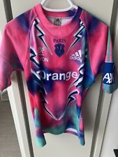 CAMISETA STADE FRANCAIS PARIS FRANCE RUGBY UNION ADIDAS #13 Juego de especificaciones de partido segunda mano  Embacar hacia Argentina