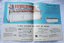 McCray Refrigerator Meat Display Case Specs Ad Sale Booklet Kendallville,IND, used for sale  Shipping to South Africa