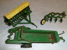 Brinquedo agrícola John Deere escala tru Eska Carter arado espalhador de estrume broca de grãos usado comprar usado  Enviando para Brazil