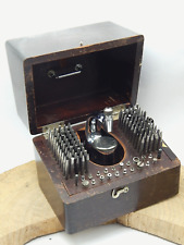 Vintage Watchmakers watch staking set K&D No 600 124 piece jeweling tool, used for sale  Shipping to South Africa