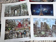 Paris prints 4 for sale  Shipping to Ireland