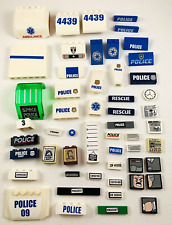 Lego Azulejos Decorados Paneles Ladrillos Pendiente a Granel Lote 53 piezas Espacio Ciudad Vehículo de Policía segunda mano  Embacar hacia Argentina