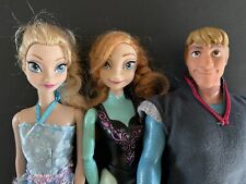 Conjunto de bonecas da moda Disney Frozen Elsa Anna (patinação no gelo) Kristoff Mattel 2012/13 comprar usado  Enviando para Brazil