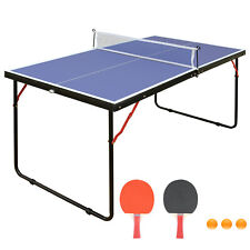 Mesa de ping pong plegable de tenis de mesa para exteriores con red y 2 paletas 2 bolas segunda mano  Embacar hacia Argentina