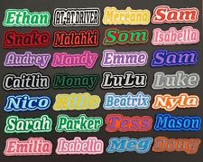 Personalised embroidered name for sale  COVENTRY