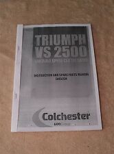 Colchester triumph vs2500 for sale  Shipping to Ireland