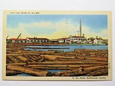 Vintage postcard logs for sale  Rhinelander