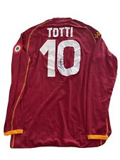 Maglia Totti autografata Stagione 2007/2008 AS Roma Orig. Manica Lunga Taglia XL usato  Roma