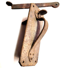 "Cierre de puerta de granero pesado herrero decoración steampunk 10" mango oxidado rústico" de colección segunda mano  Embacar hacia Mexico