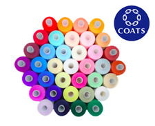 Used, Premium Coats Moon Sewing Machine Polyester Thread Cotton 1000 yards x 10 cops for sale  Shipping to South Africa