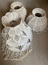 Macrame lampshades for sale  TORQUAY