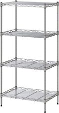 4 Tier Shelf Shelving Units Multipurpose Metal Modern Small Storage VOONEEN, used for sale  Shipping to South Africa