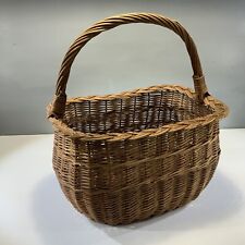 vintage wicker basket for sale  SNODLAND