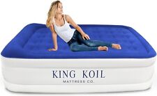 King Koil Pillow Top Plush Queen Air Mattress with Built-in High-Speed Pump for sale  Shipping to South Africa