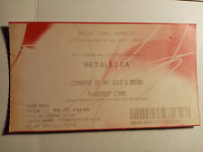 Metallica ticket billet d'occasion  Saint-Chamond