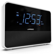 LERSGO Radio Reloj Despertador Bluetooth V5.0 Altavoz con Sonido HD y Bajos,Azul D... segunda mano  Embacar hacia Mexico