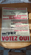 Gaulle ancienne affiche d'occasion  Aire-sur-la-Lys