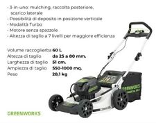 Rasaerba elettrico greenworks usato  Treviso