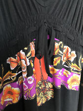 ROBERTO CAVALLI Black  Print Sun Dress SIZE IT42/6 til salgs  Frakt til Norway