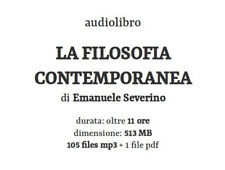 Audiolibro mp3 filosofia usato  Trivignano Udinese