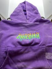 purple childish hoodie for sale  NUNEATON