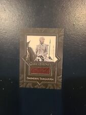 Daenerys Targaryen Juego de Tronos La Serie Completa Disfraz Reliquia Tarjeta #VR18 segunda mano  Embacar hacia Argentina