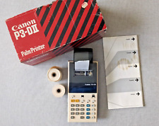 Canon P3-DII Palm Printer Calculator with Manual & Box & Paper Japan for sale  Shipping to South Africa