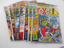 Toxic comics complete for sale  BOGNOR REGIS