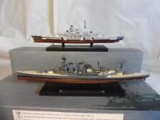 TWO ATLAS EDITIONS SHIP MODELS HMS HOOD & BISMARK, used for sale  WIRRAL