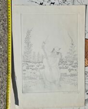 Ivan Lackovic Croata etching- hand signed for sale  Shipping to South Africa
