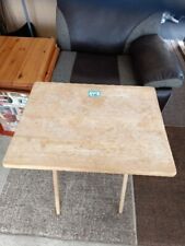 Used, Wooden Folding Tall Table TV Sidetable Laptop,Picnic,Camping Indoor /0utdoor Use for sale  Shipping to South Africa