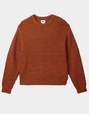 Suéter OBEY Theo malha solta castanha laranja queimado masculino tamanho G exigente ALD comprar usado  Enviando para Brazil