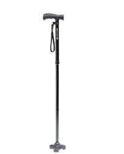 The HurryCane Freedom Edition Black Foldable Walking Cane, used for sale  Shipping to South Africa