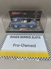 Ninco 50206 Porsche 356 A Speedster Sebring Blue #116 1:32 Scale Slot Car for sale  Shipping to South Africa