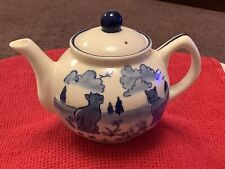 Blue cat teapot for sale  ASHFORD