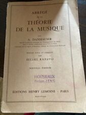 Abrégé théorie musique d'occasion  Paris XII